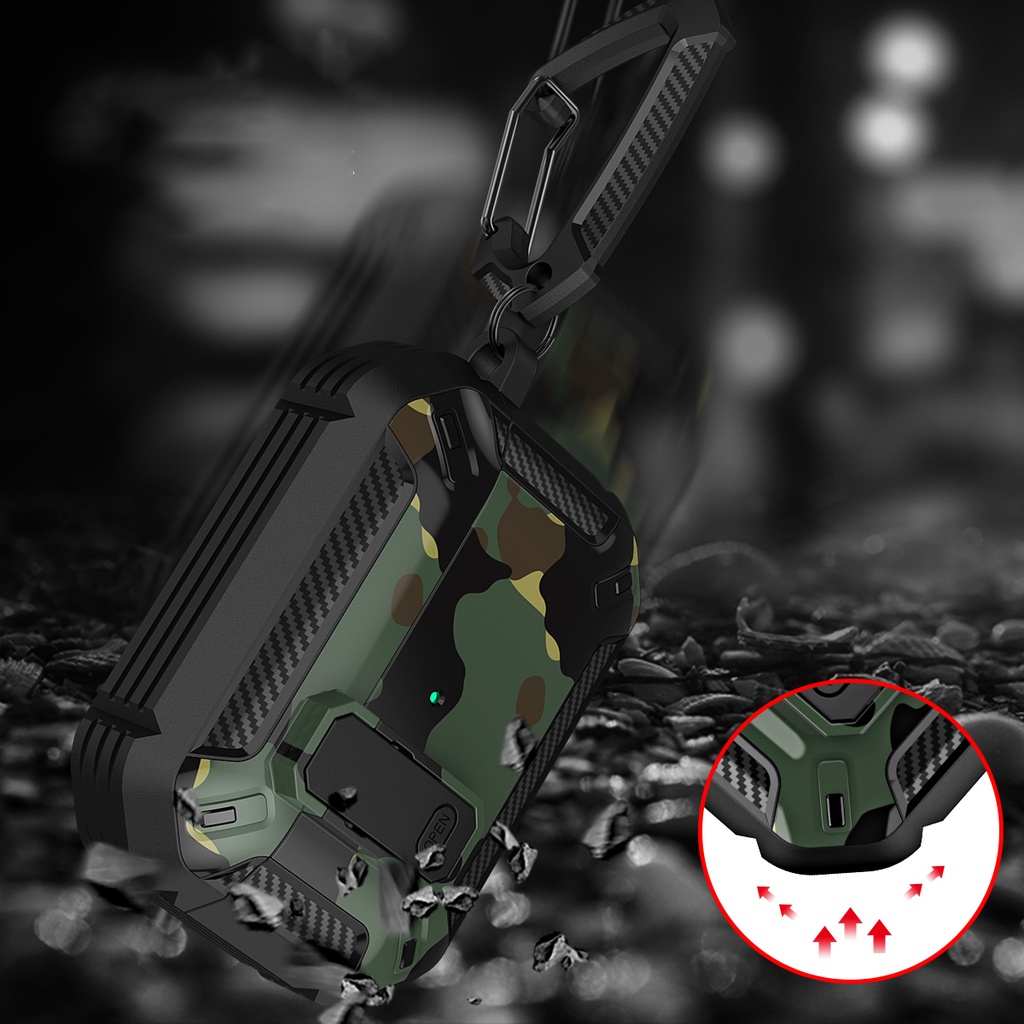 Vỏ Bảo Vệ Hộp Sạc Tai Nghe AirPods 1 2 3 Pro 2 2022 Apple Air Pod 3 Pro 2nd Gen Pro2 1 Bằng TPU Hình Công Tắc Sáng Tạo