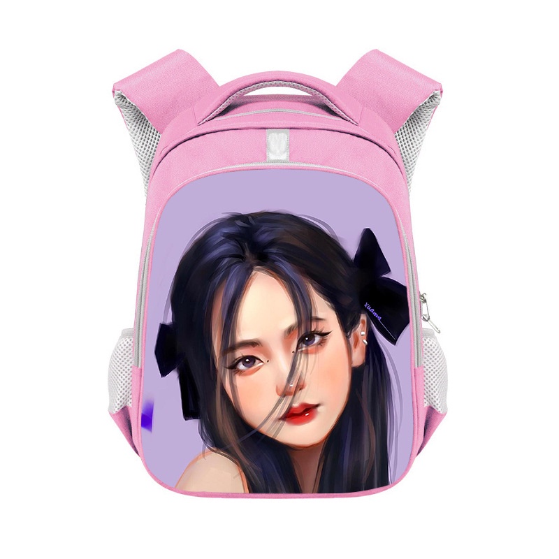 Balo Đi Học Cỡ Lớn Thoáng Khí Đa Năng In Hình BLACKPINK Thời Trang Cho Nữ