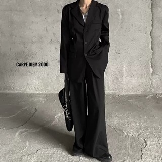 Harajuku Oversized Blazer Set - áo vest và quần form oversize