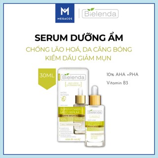 Serum da mụn, lão hoá Bielenda Correcting 10% almond acid, niacinamide [XANH LÁ]