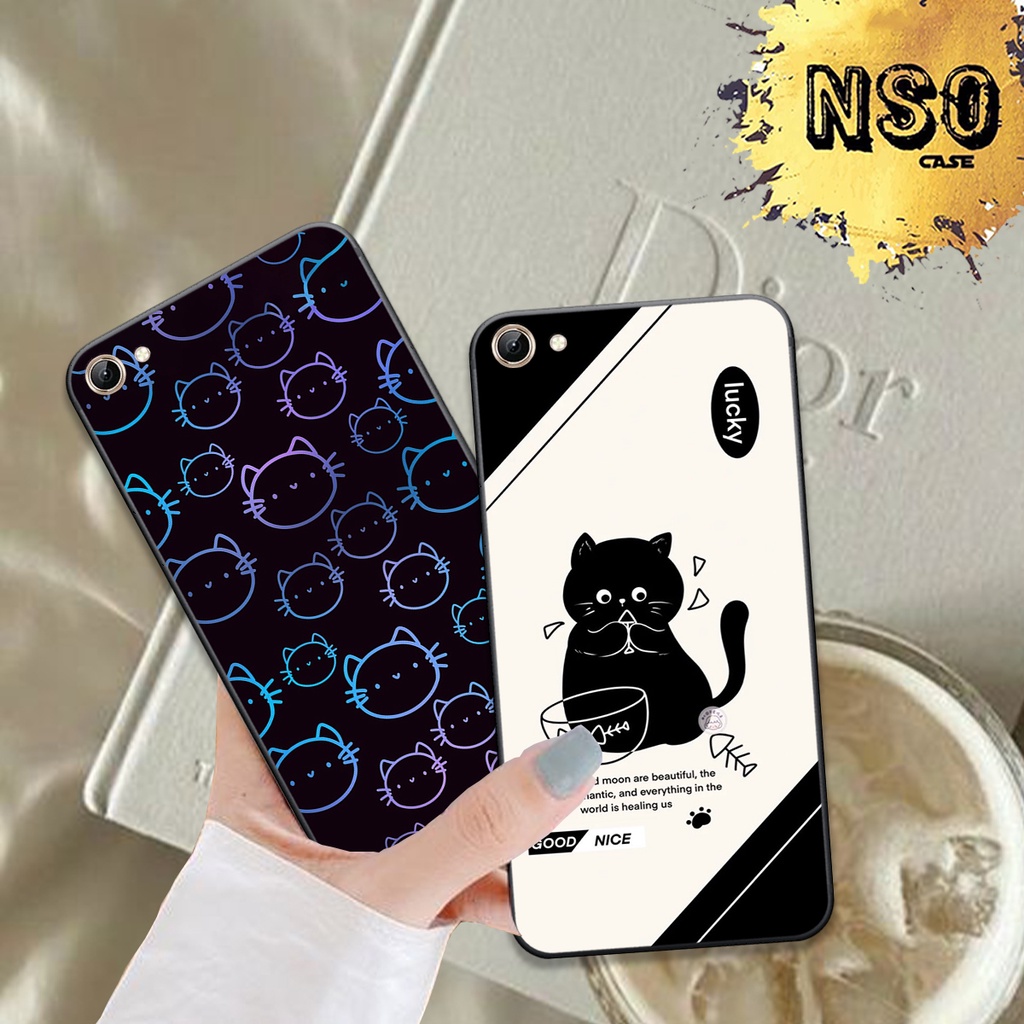 Ốp Vivo Y71 / Y83 / Y51 In Hình Họa Tiết Mèo Cute Đáng Yêu Đẹp Hot Trend 2023