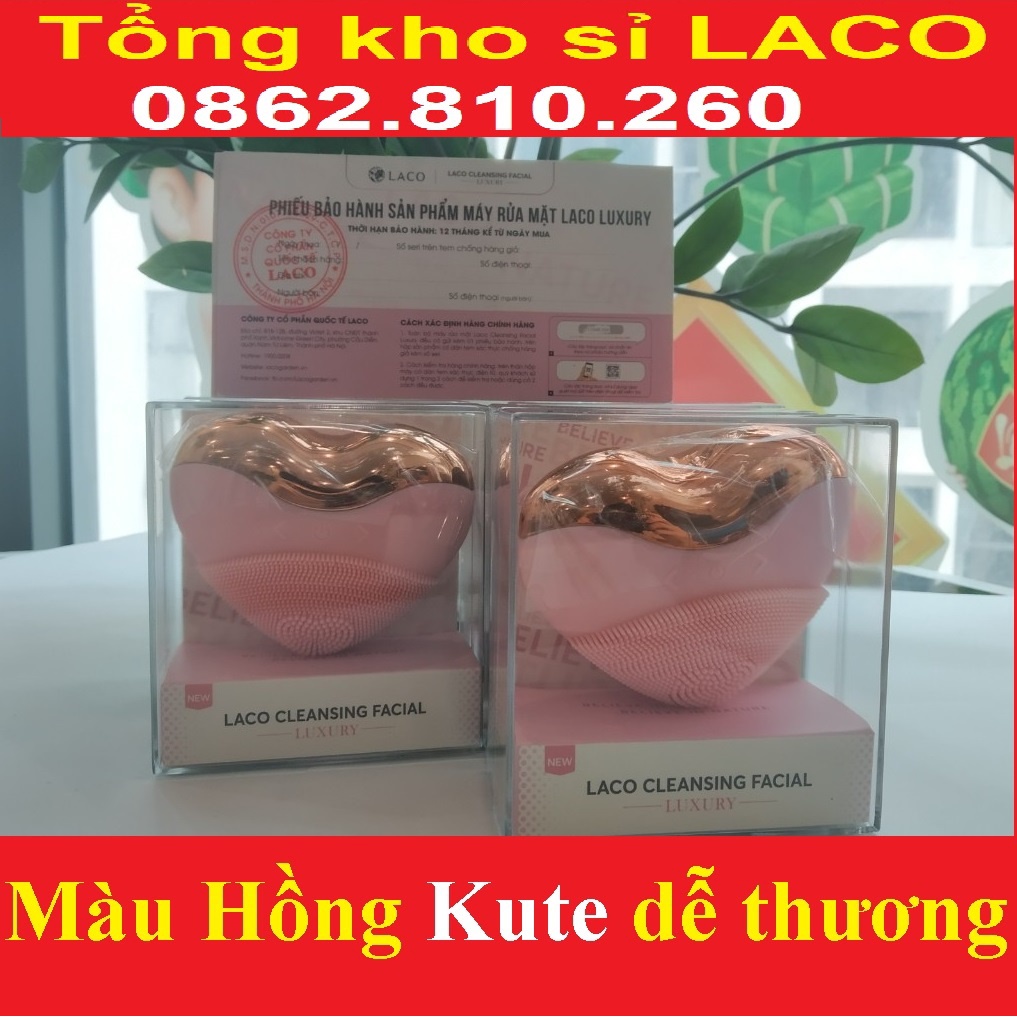 MÁY RỬA MẶT LACO LUXURY, CHÍNH HÃNG bảo hành 12 tháng, ( laco promax massage AIKEDILI SONIC FACIAL CLEANSING  STANDARD )