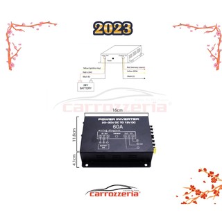 Bộ chuyển đổi nguồn điện xe ô tô từ dc24 sang dc12v 60a bh 3 tháng