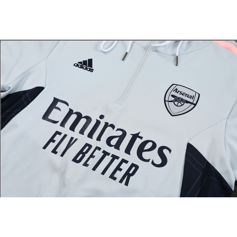 Áo Hoodie Bóng Đá Dài Tay Đội Tuyển Arsenal 2022 2023 Mới