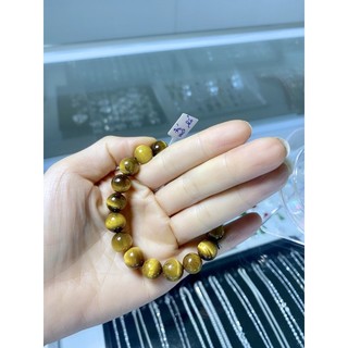 Vòng tay đá mắt hổ, vòng phong thuỷ 10ly cho các mệnh kim, mộc, thuỷ, hoả, thổ