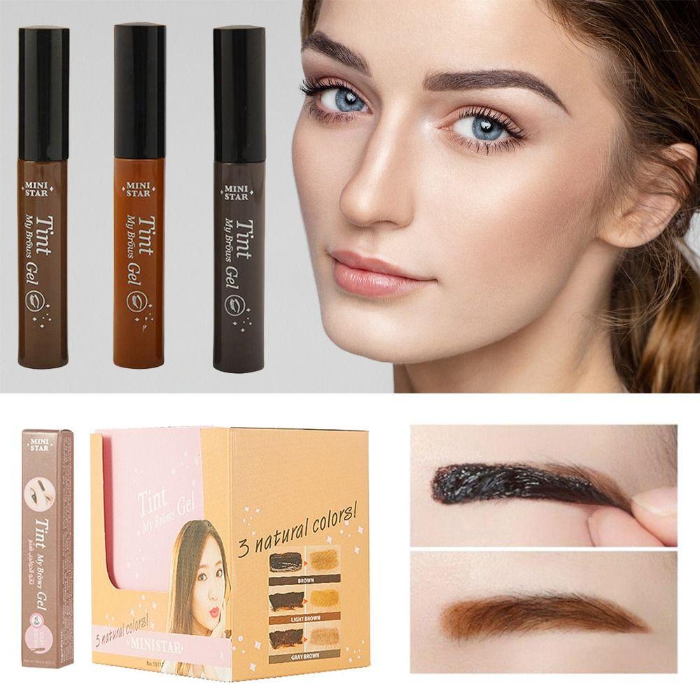 Set 2 Gel Xăm Lông Mày Dạng Lột Kháng Nước Dễ Sử Dụng