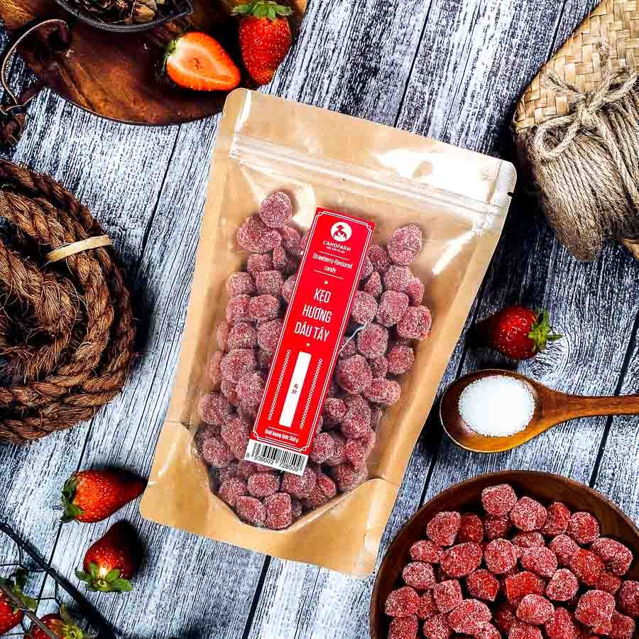Kẹo Langfarm Hương Dâu Tằm/Dâu Tây/Me Cay/Thập Cẩm Dẻo Gói 300G