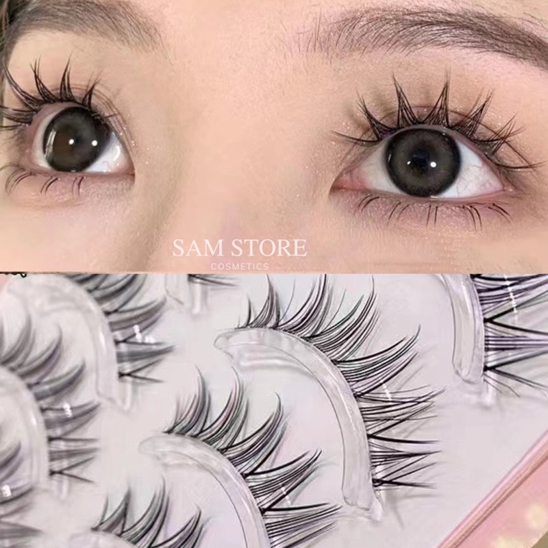 Mi chữ A mắt ướt gân trong cao cấp Sammi06 dạng baby doll tạo mắt búp bê siêu đẹp hack mắt to gấp đôi