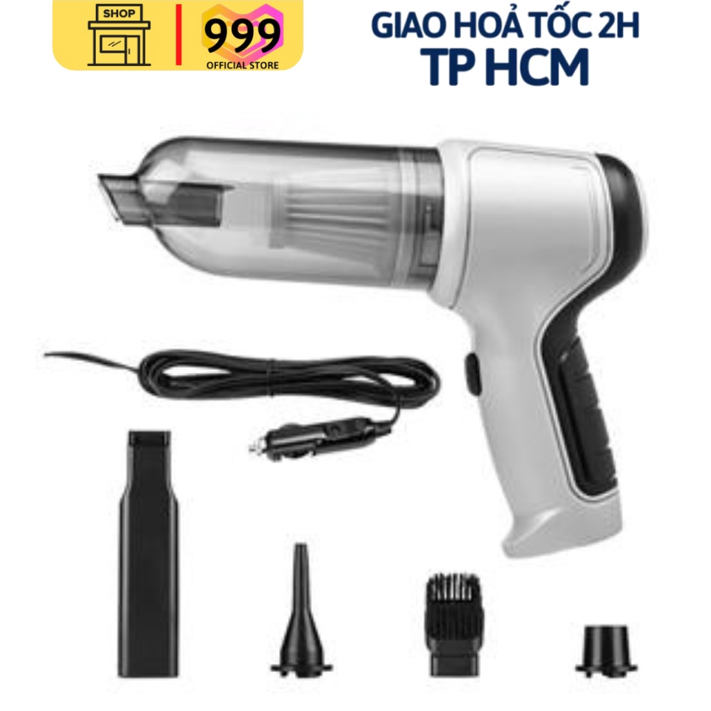 Máy hút bụi cầm tay cao cấp 3in1 kiêm máy thổi bụi công suất 120w lực hút 9000PA sạc pin tiện dụng bảo hành 12 tháng