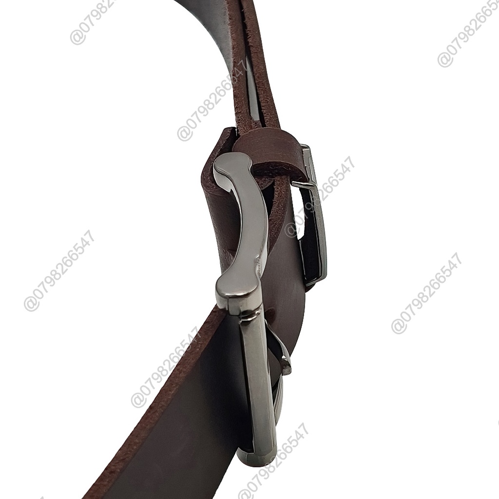 Thắt lưng da nam DHM-169 | Dây nịt nam da bò sáp khoá kim thời trang | Bảo hành 12 tháng