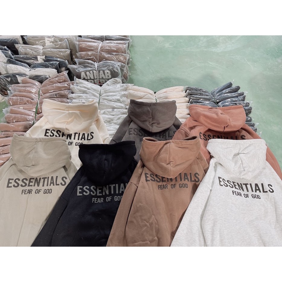 Áo khoác nỉ hoodie essential, Áo nỉ unisex nỉ bông cao cấp  SUSHI SHOP