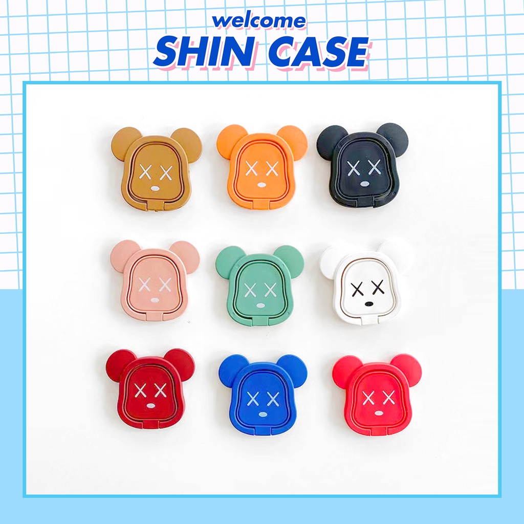 Giá đỡ điện thoại, Iring đầu Kaws hỗ trợ xem phim gắn Tai Nghe Bluetooth pro  Pin Dự Phòng Shin  Case