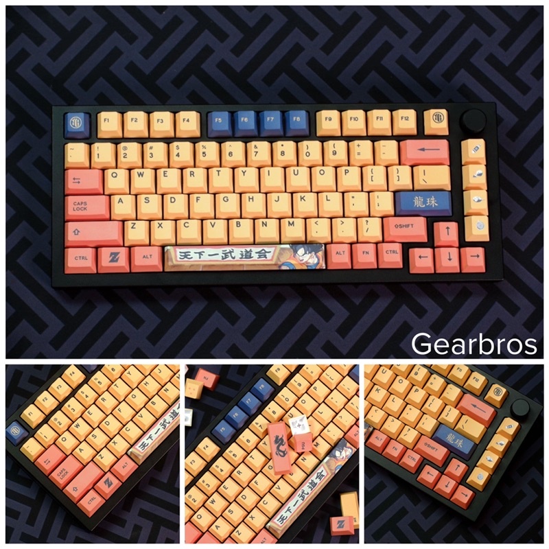 Keycap Cho Bàn Phím Cơ Profile Cherry Dragon Ball 126 Phím | GEARBROS
