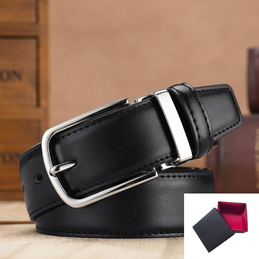 Thắt lưng nam cao cấp thời trang, dây nịt nam da PU đẹp