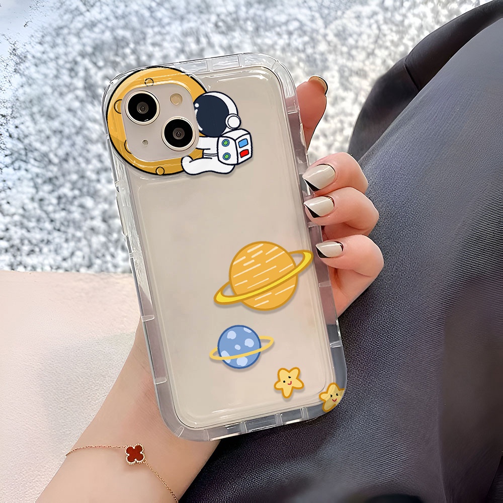 Ốp Điện Thoại In Hình Hành Tinh Cho iphone 14promax 11 13 12 7Plus 6 6s XR X XS Max