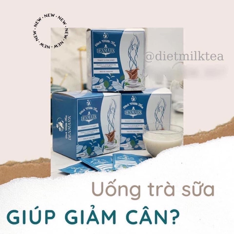Combo 3 hộp Trà sữa Giảm Cân Đan Mạch