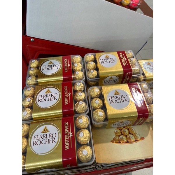 Kẹo Socola Kem Hạt Dẻ Ferrero Rocher Đức 200g - 16 viên