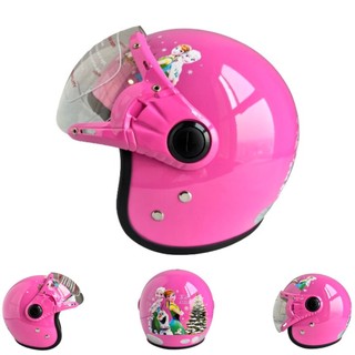 Mũ bảo hiểm trẻ em trùm đầu - Dành cho bé từ 5 đến 10 tuổi, Vòng đầu 52-54cm, Bé nặng dưới 30kg - BKtec BK32 công chúa