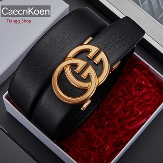 Thắt lưng caecnkoen nam da bò cao cấp 2 lớp