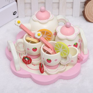 Tổng hợp bộ đồ chơi tiệc uống trà bằng gỗ cao cấp mother garden toystore FUDAER set tiệc bàn trà cho bé