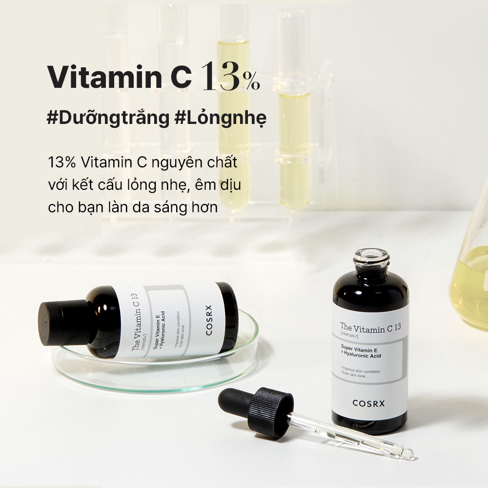 [COSRX OFFICIAL] Tinh chất COSRX The Vitamin C 13: Cải thiện tông da (20g)