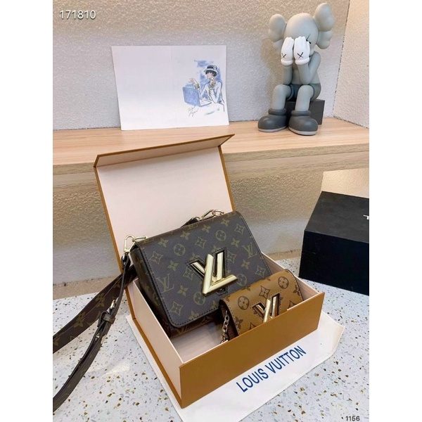 Túi lv Twist kèm ví 2in1