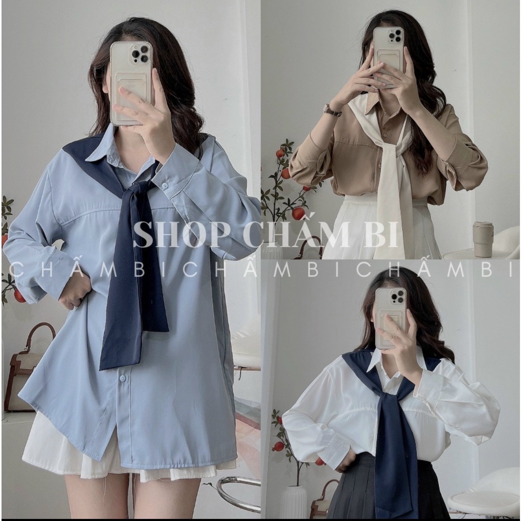 Sơ mi bigsize Khăn Trơn Basic Ms150-Hàng bán shop (55-80Kg)