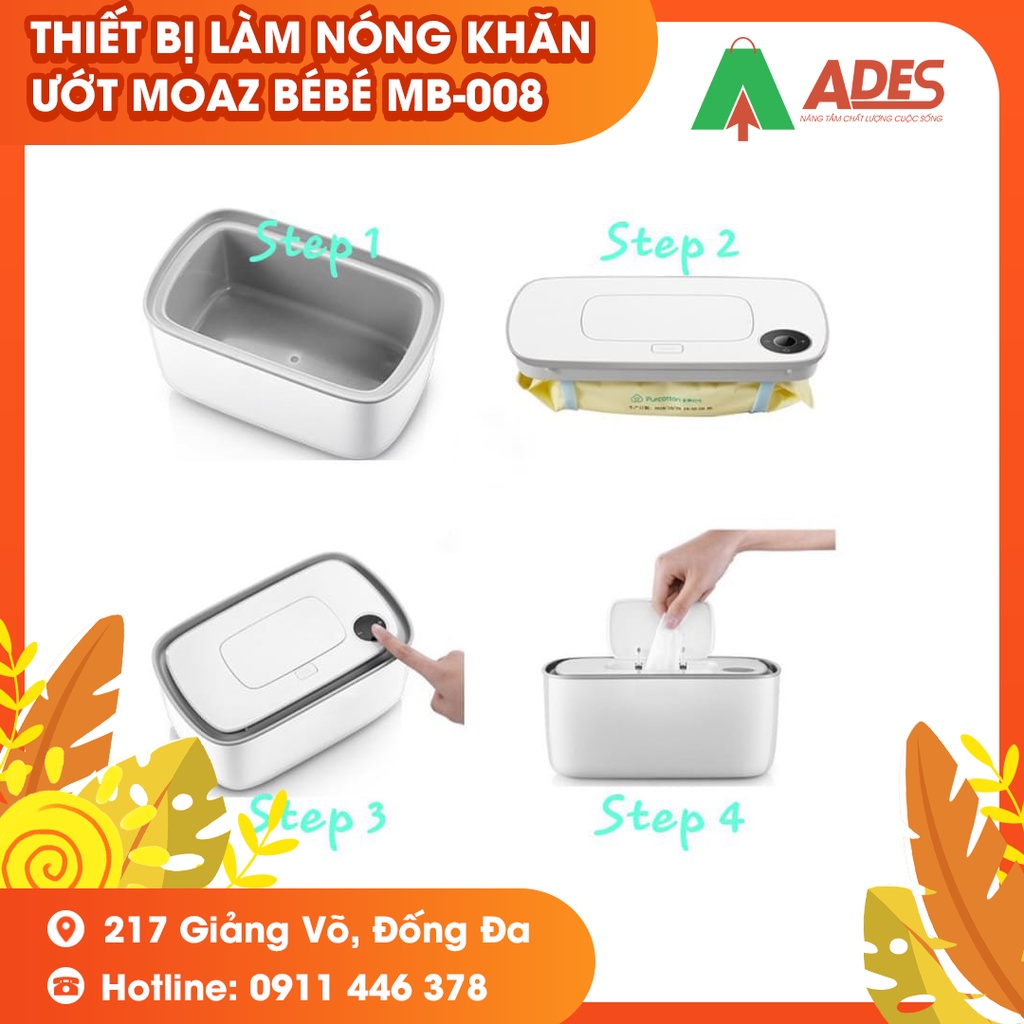 Thiết bị làm nóng khăn ướt MOAZ BÉBÉ MB-008