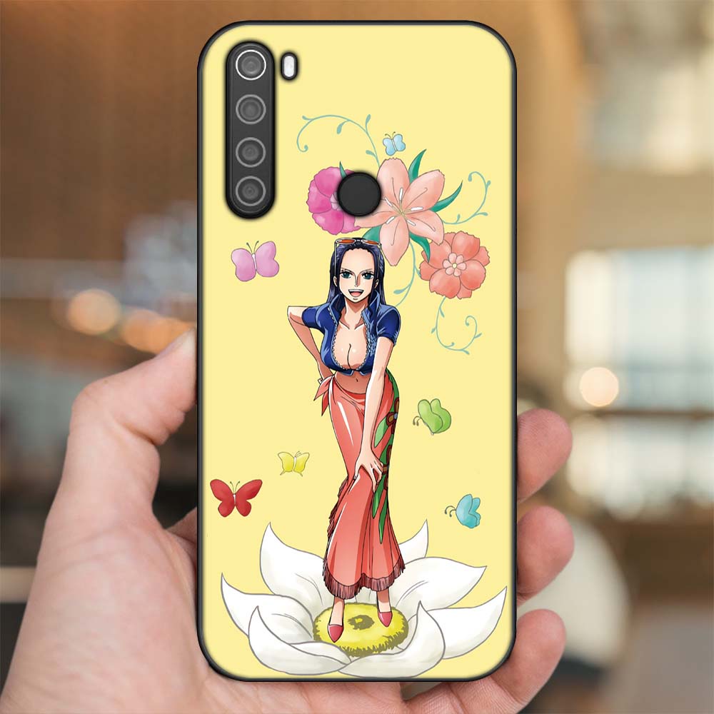 Ốp lưng Xiaomi Redmi Note 8 viền đen in hình Nico Robin One Piece Đảo Hải Tặc