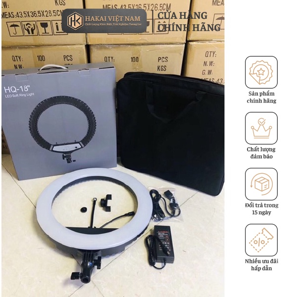 BỘ ĐÈN live, phun xăm spa  HQ 18 45CM