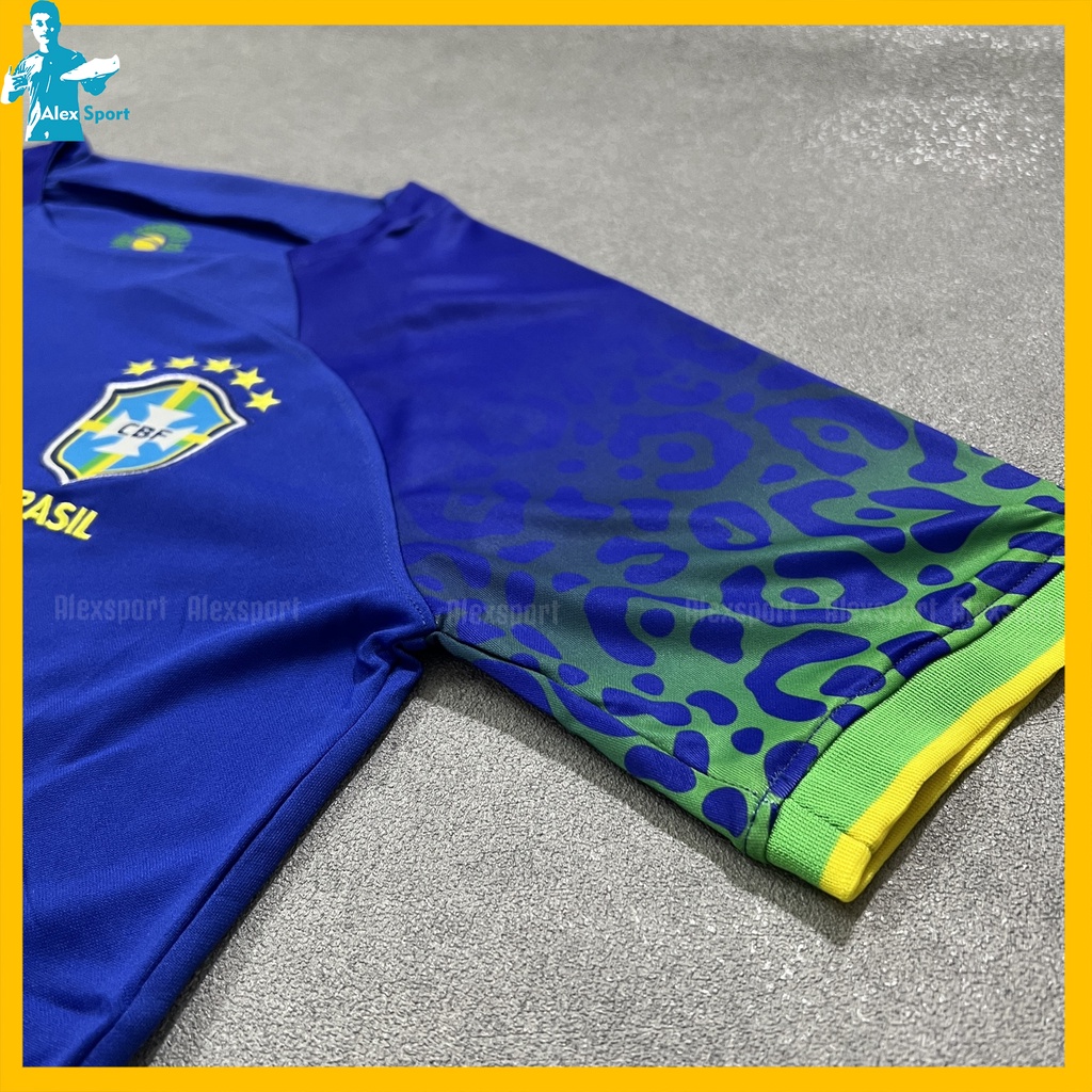 Bộ Quần Áo Bóng Đá Đội Tuyển Brazil Sân Khách 22-23