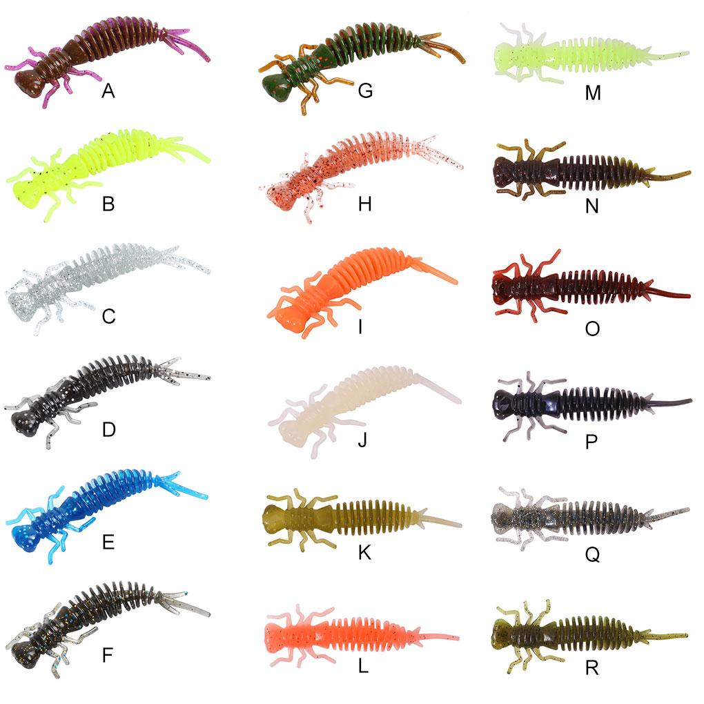 Set 10 Mồi Câu Cá Mềm 55MM Có Thể Tái Sử Dụng