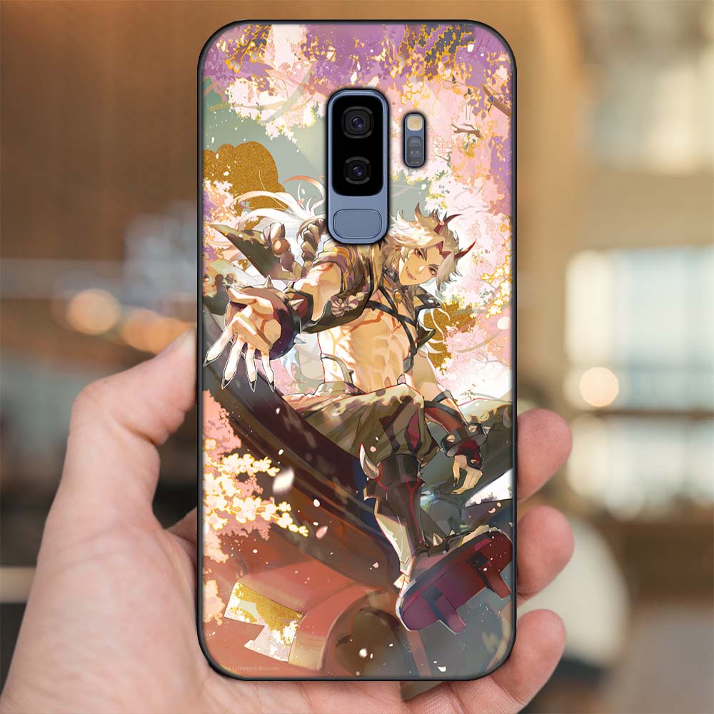 Ốp lưng Samsung S9 Plus viền đen in hình Arataki Itto Genshin Impact