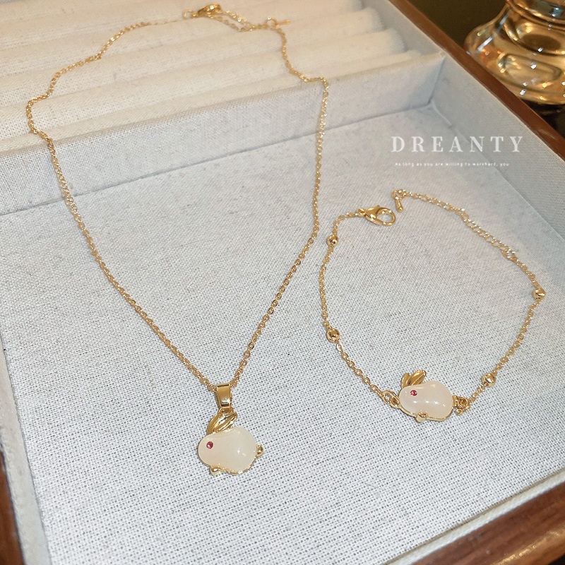 Vòng Tay Hình Thỏ Đính Đá Thời Trang Hàn Quốc Dễ Phối Đồ