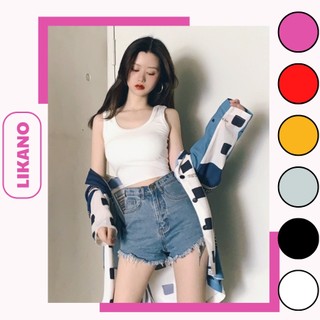 Áo Croptop ba lỗ body 9 màu siêu đẹp LIKANO CRT19