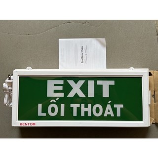 Đèn exit thoát hiểm kentom 1 mặt