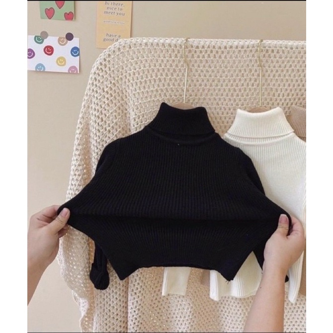 Áo Len Tăm Cho Bé / Áo Len Cao Cổ Cho Bé 8-28kg