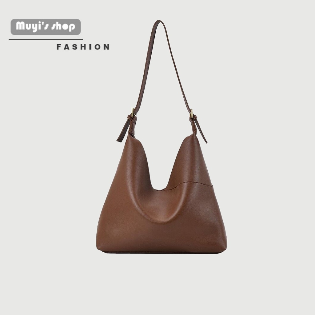 Túi Đeo Vai Sức Chứa Lớn Mềm Mại Phong Cách Đơn Giản Kiểu Mới