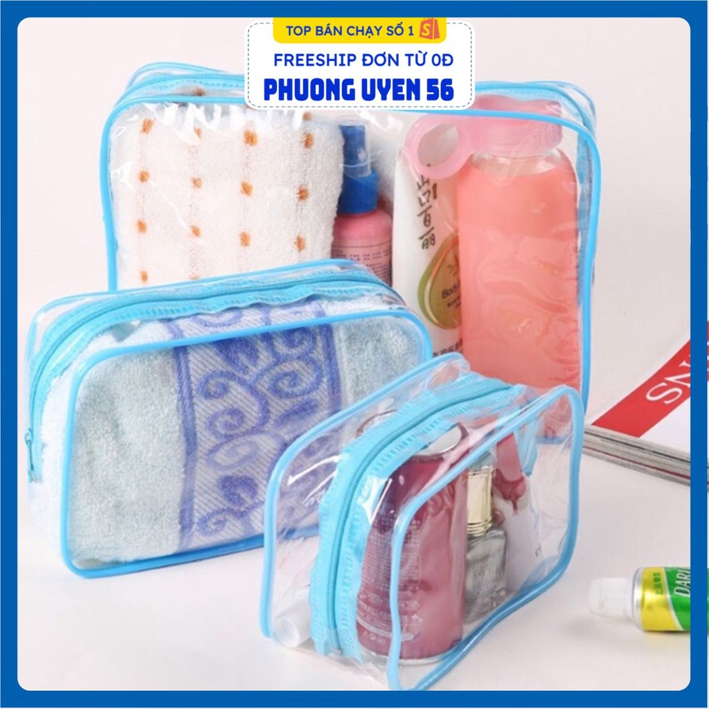 Túi Đựng Mỹ Phẩm Trong Suốt T10 - Bao Đựng Đồ Cá Nhân Du Lịch ACN1312