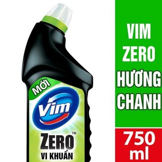 Nước tẩy bồn cầu vim zero mảng bám 750ml