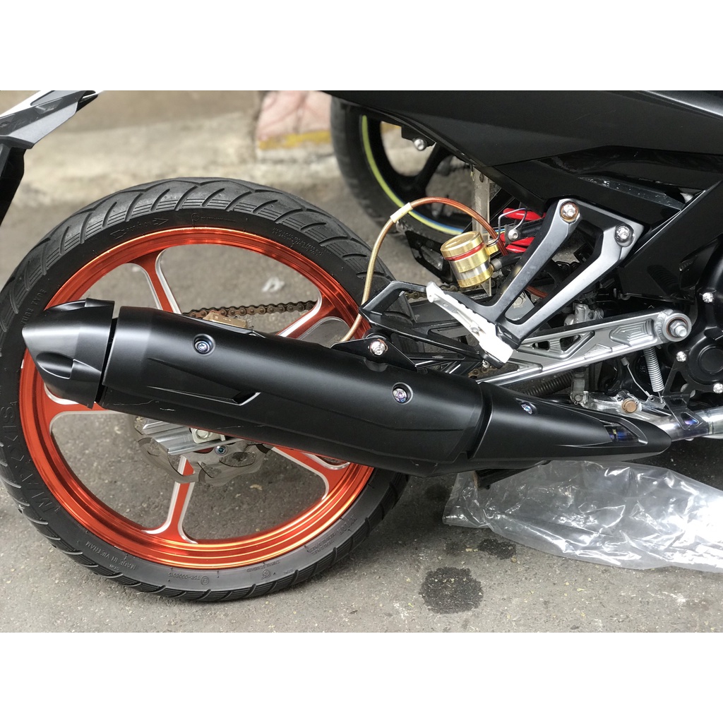 Chụp Pô Đen Nhám Cho Xe EXCITER 150 Không Tem