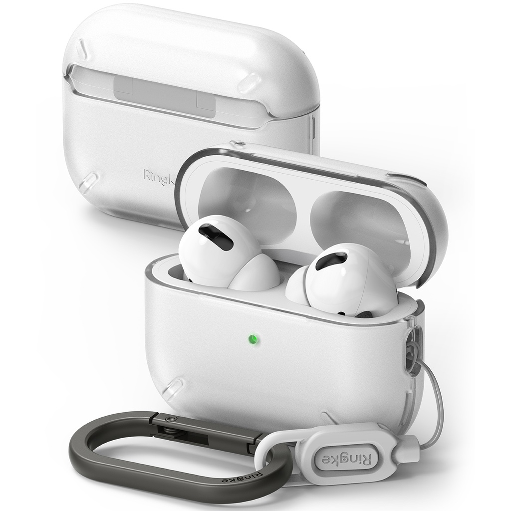 Ringke Vỏ Bảo Vệ Hộp AirPods Pro 2nd Chống Trầy Xước Chống Sốc Kèm Móc carabiner