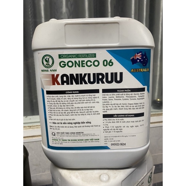 Phân bón hữu cơ KANKURUU siêu đậm đặc 3 trong 1 Kích Dưỡng Phục hồi