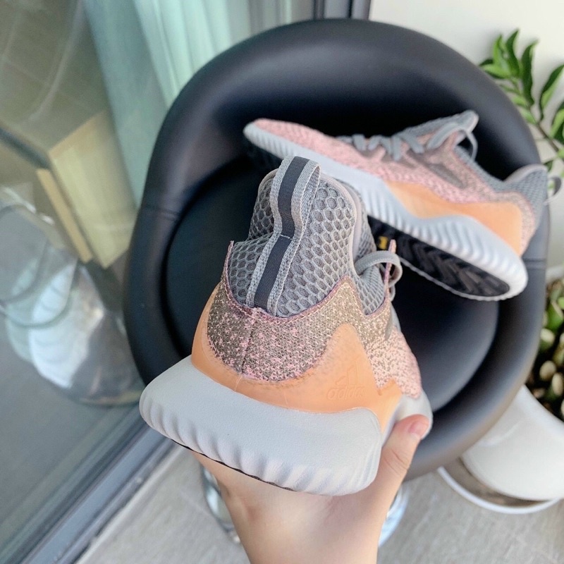 Sale off Giầy alpha bounce kem tím cao cấp fullbox
