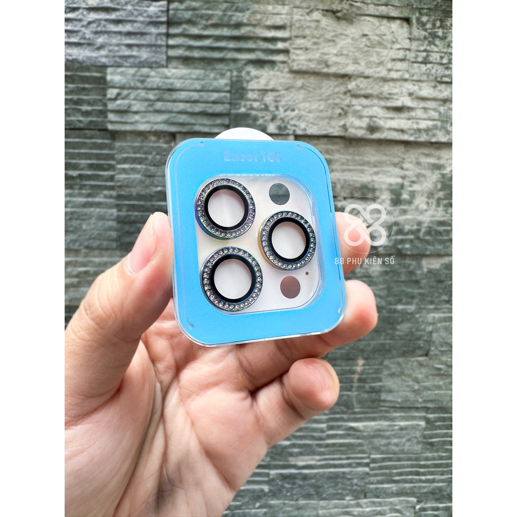 Len Camera Kuzoom chính hãng bản Crystal gắn đá 3 cam