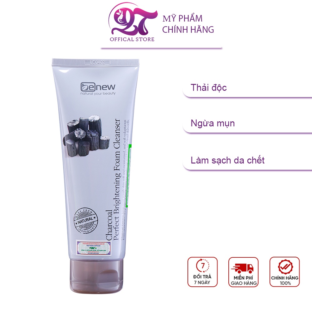 Tẩy tế bào chết Than hoạt tính thải độc Benew Charcoal Detox Peeling Gel