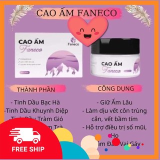 Cao bôi ấm Faneco 20g
