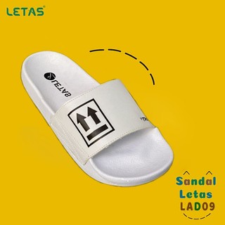 Dép Bản Unisex Letas LAD09 Trắng ko thấm nước