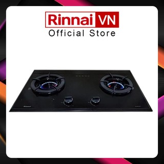 [Mall] Bếp Gas Âm Đôi Rinnai RVB-2SCHi(SB) - Kính Schott Cenran Đức - Inner Burner - Ngắt Gas Tự Động - Đánh lửa IC