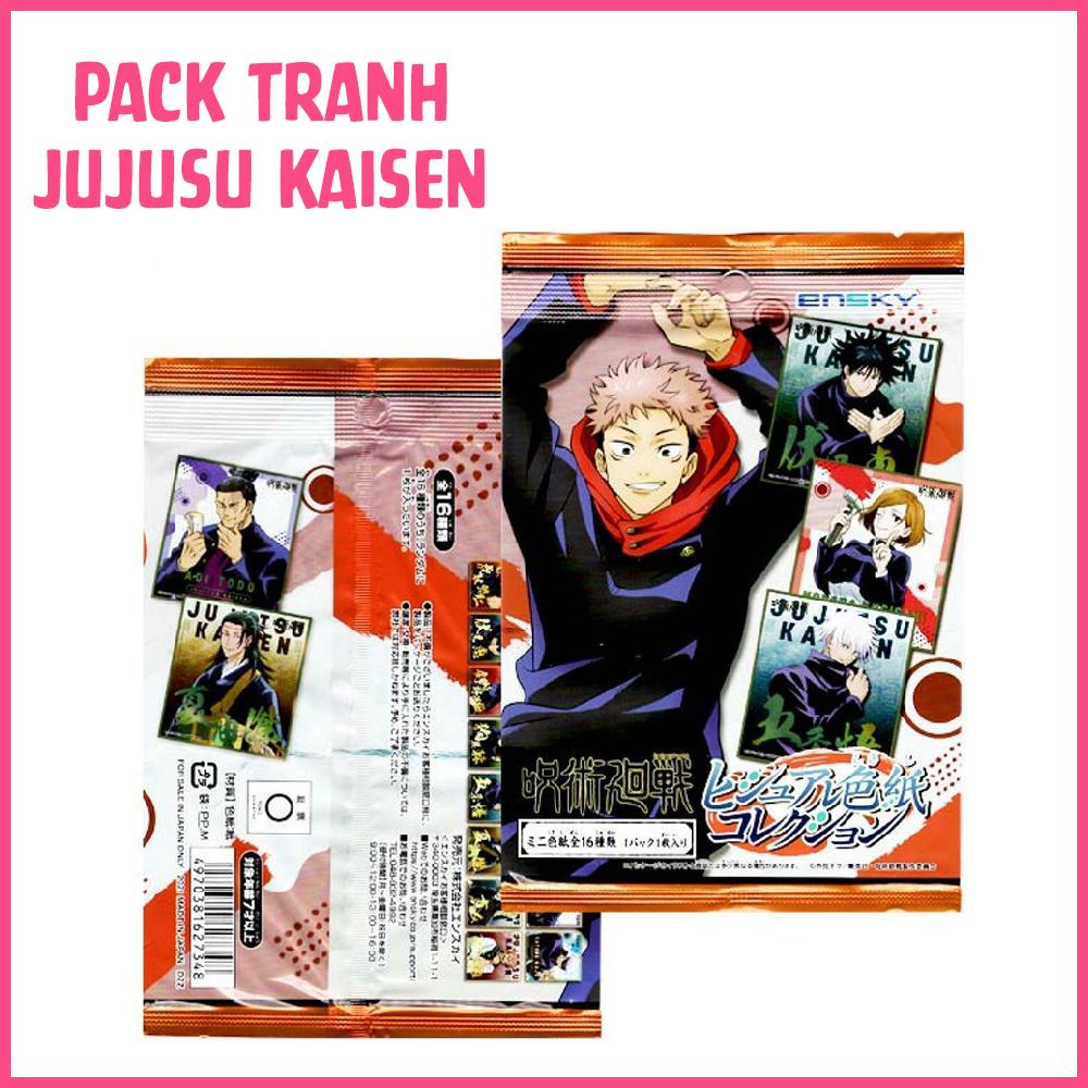 Pack tranh nhân phẩm Jujutsu Kaisen Visual Shikishi Collection